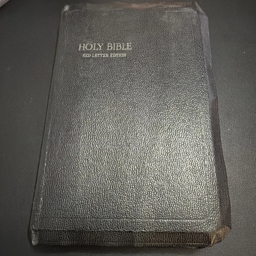 Vintage KJV Hot Bible Red Letter Edition With Original Box